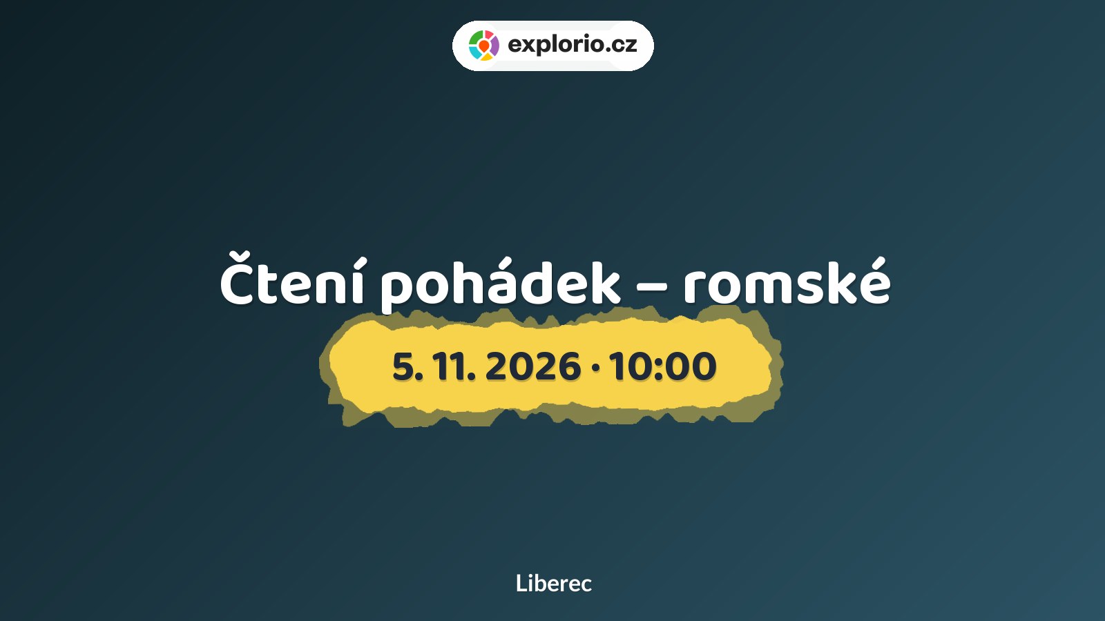Čtení pohádek – romské – prohlídky a Muzea, Liberec