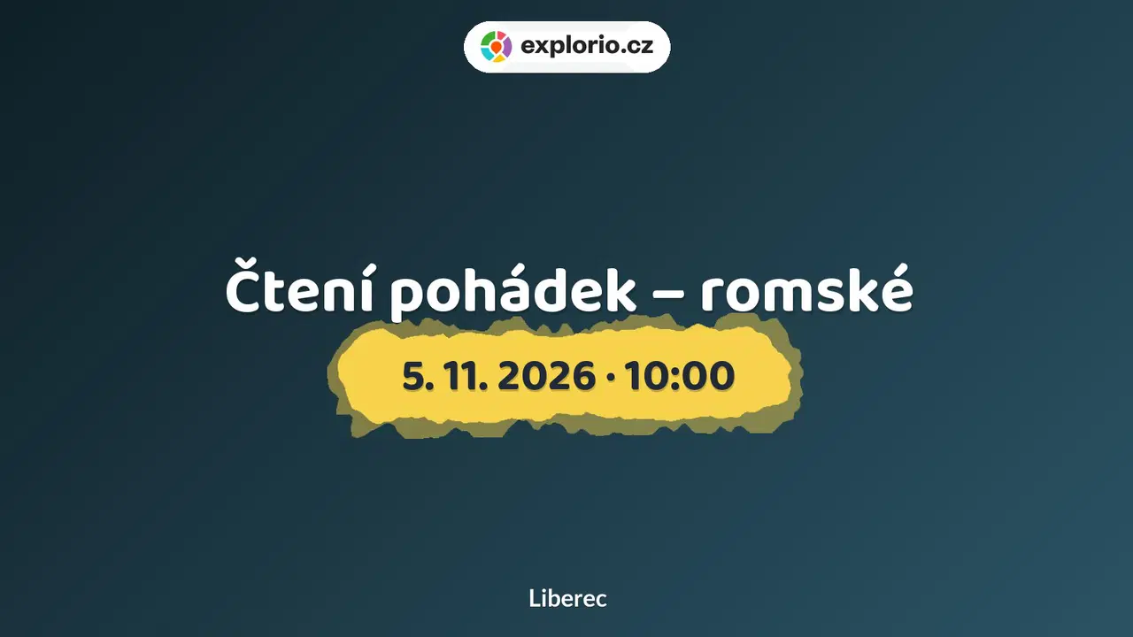 Čtení pohádek – romské – prohlídky a Muzea, Liberec