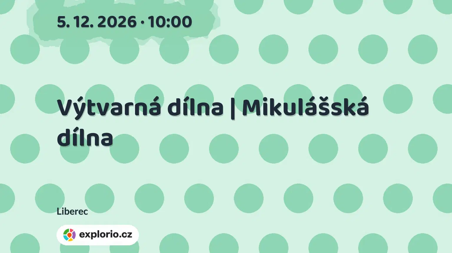 Výtvarná dílna | Mikulášská dílna – tvořivé dílny a Workshopy, Liberec