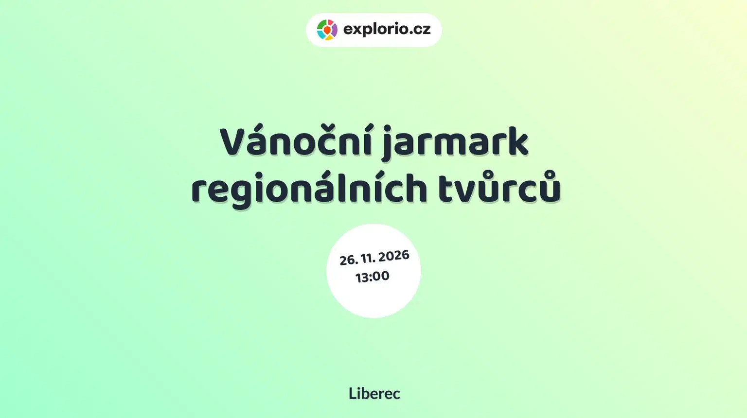 Vánoční jarmark regionálních tvůrců – tvořivé dílny a Workshopy, Liberec