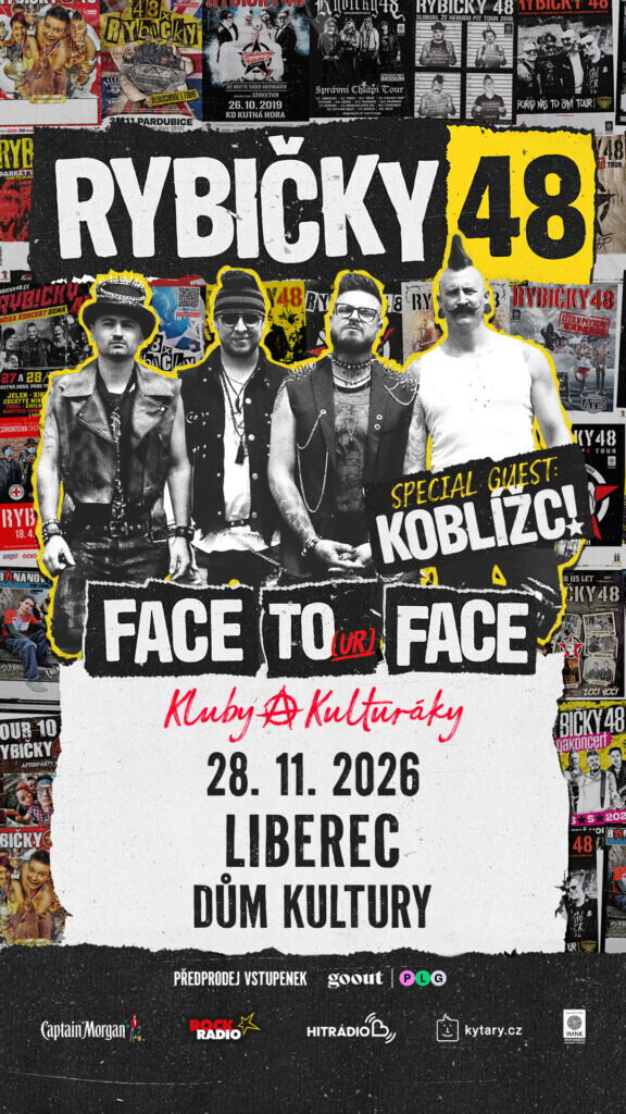 FACE TOur FACE: Rybičky 48 + host: Koblížci – divadlo, Hudba a Kino, Liberec – fotka 2