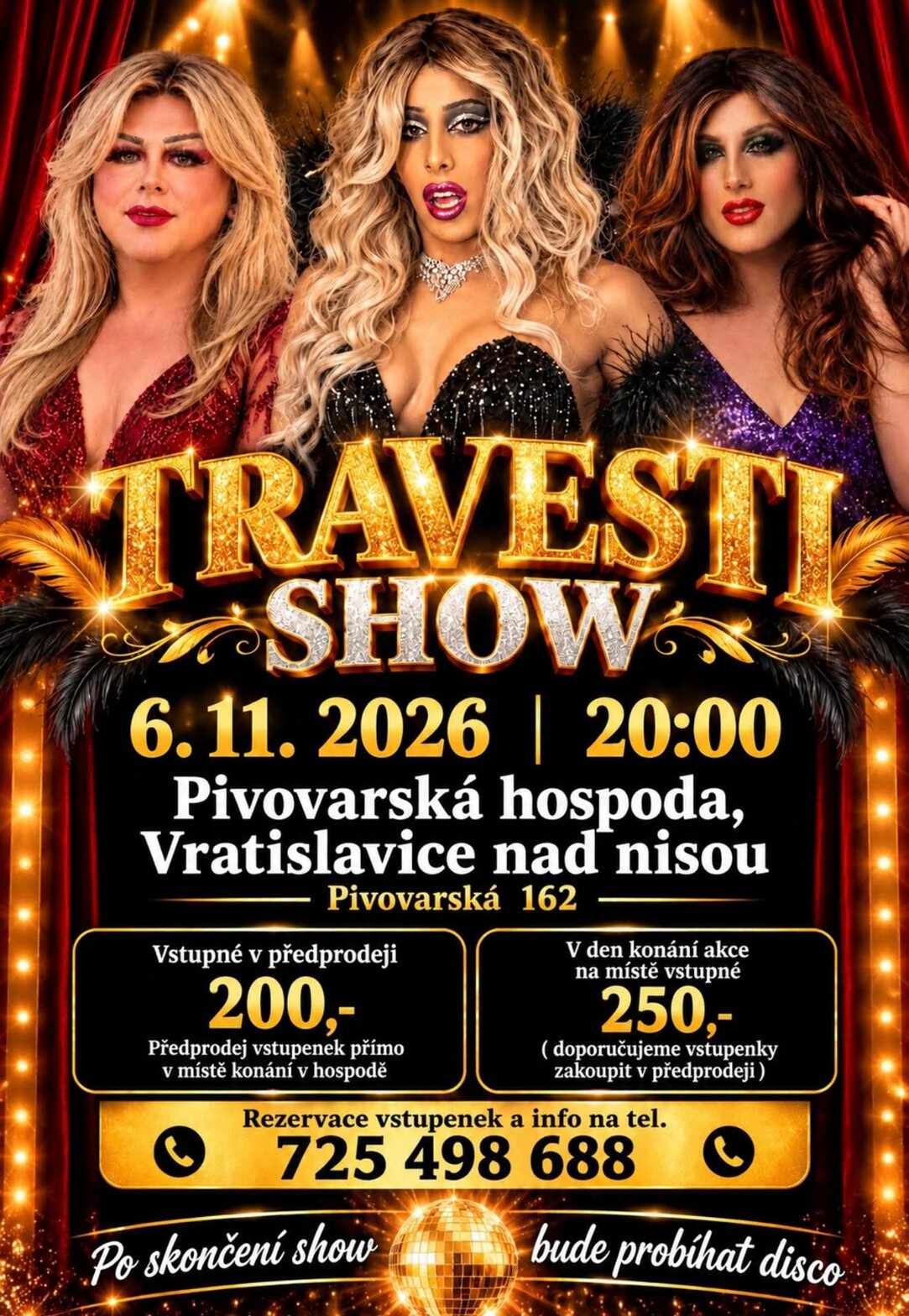 Travesty show – divadlo, Hudba a Kino, Liberec – fotka 2