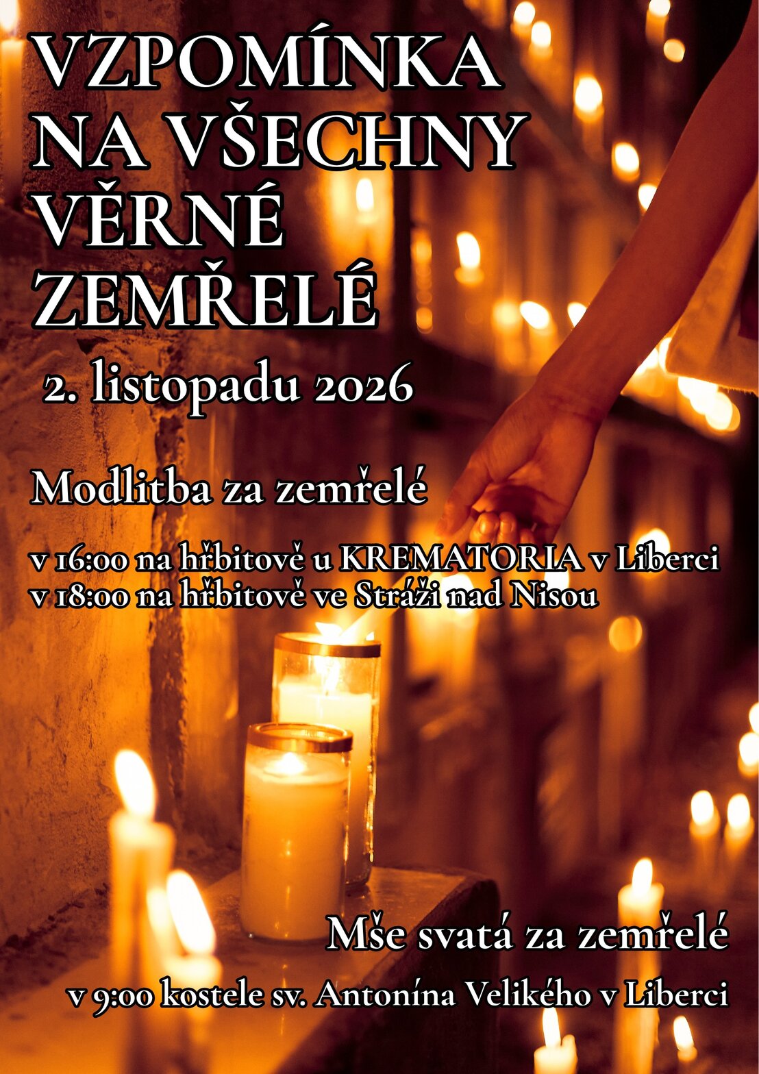 Vzpomínka na všechny věrné zemřelé – prohlídky a Muzea, Liberec – fotka 2
