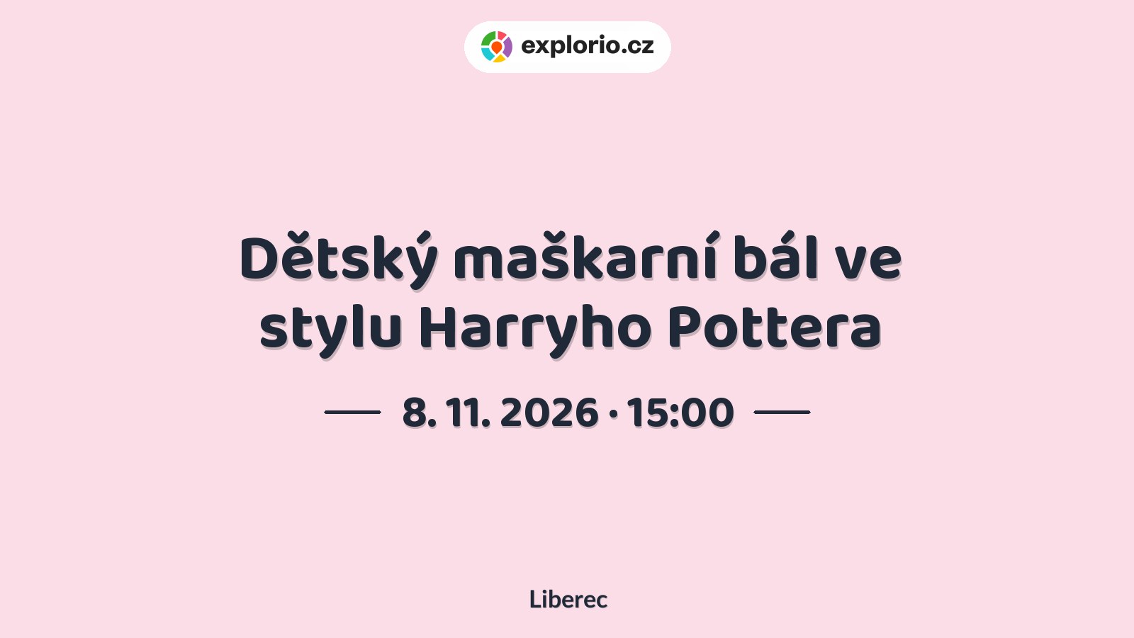 Dětský maškarní bál ve stylu Harryho Pottera – festivaly a Slavnosti, Liberec