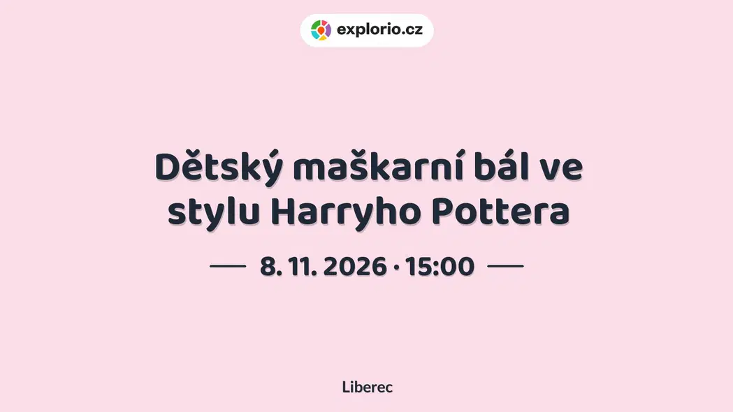Dětský maškarní bál ve stylu Harryho Pottera – festivaly a Slavnosti, Liberec