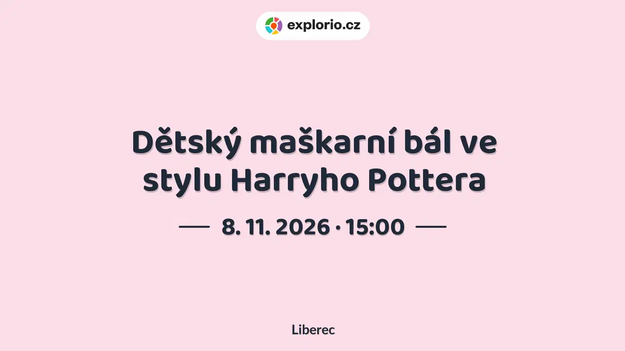 Dětský maškarní bál ve stylu Harryho Pottera – festivaly a Slavnosti, Liberec