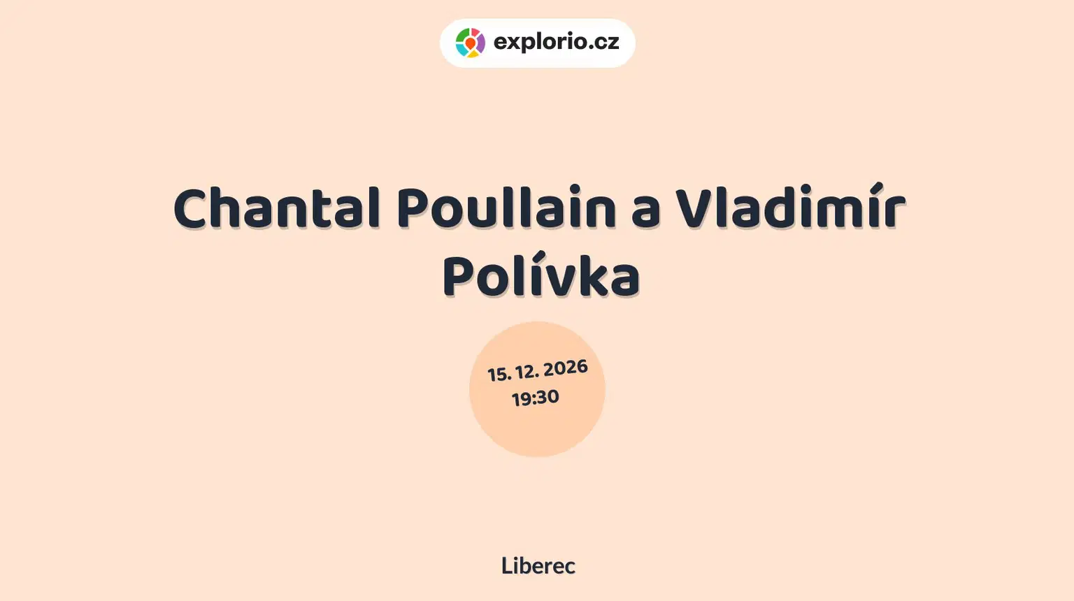 Chantal Poullain a Vladimír Polívka – divadlo, Hudba a Kino, Liberec