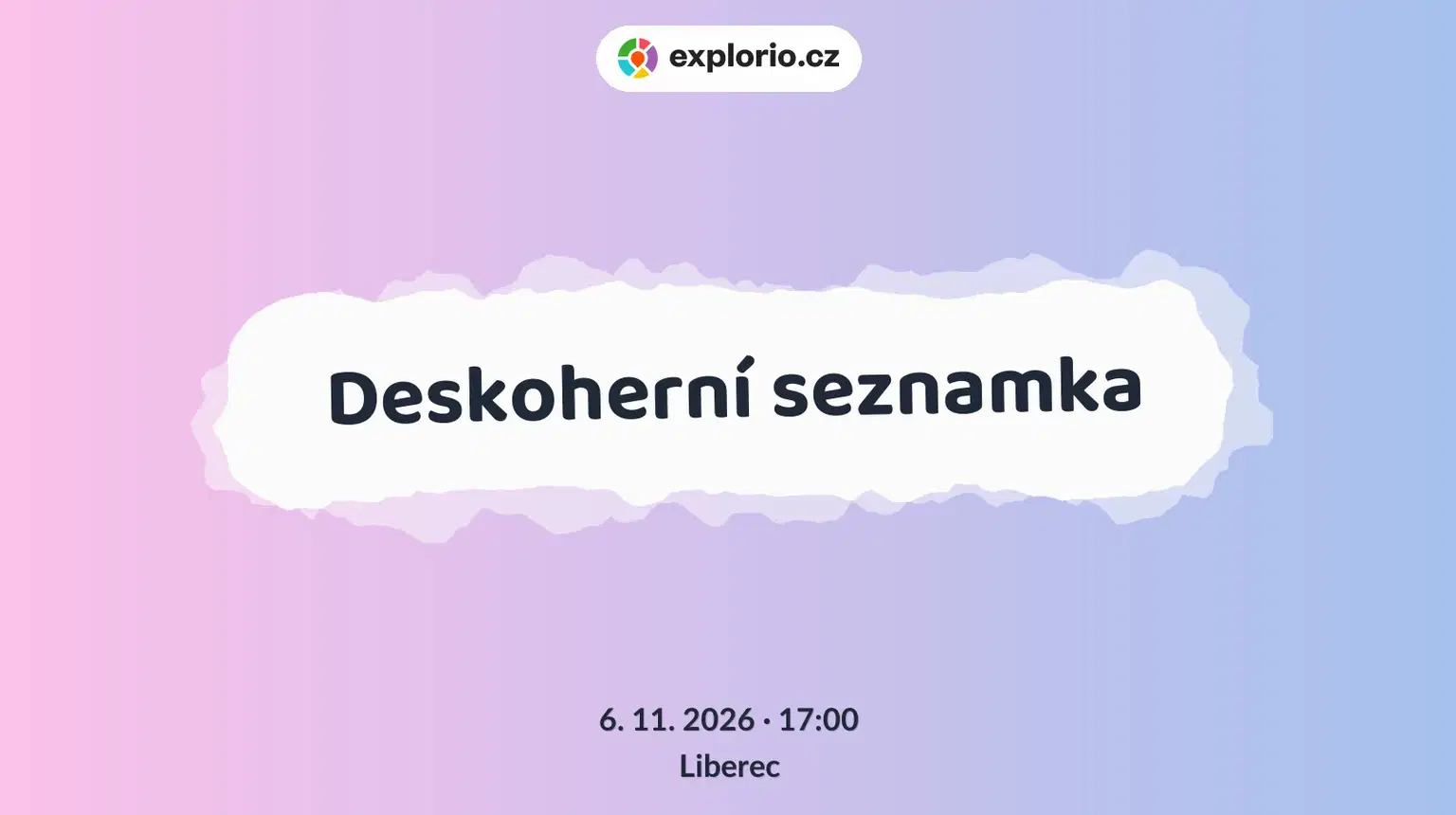 Deskoherní seznamka – tvořivé dílny a Workshopy, Liberec