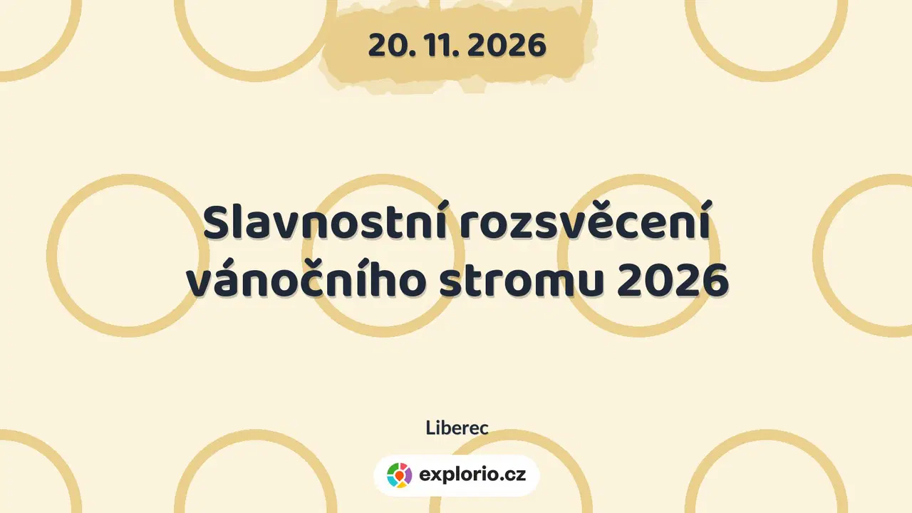 Slavnostní rozsvěcení vánočního stromu 2026 – festivaly a Slavnosti, Liberec