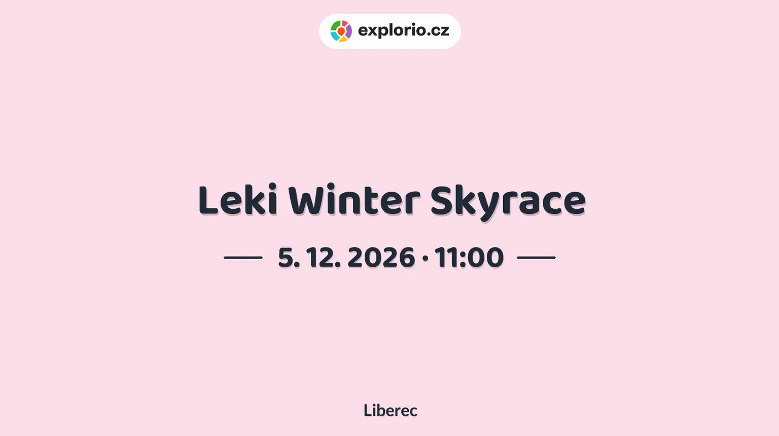 Leki Winter Skyrace – sport a Pohyb, Liberec
