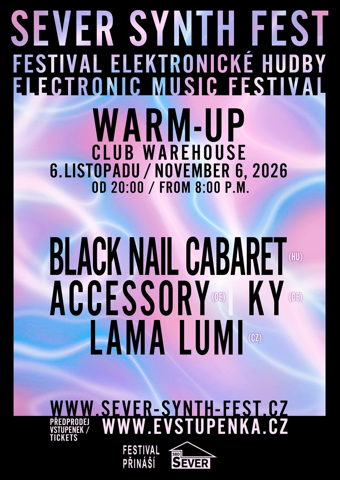 Sever Synth Fest 2026 - warm up party – divadlo, Hudba a Kino, Liberec – fotka 2