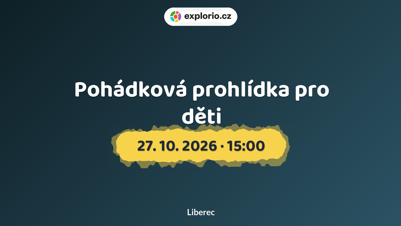 Pohádková prohlídka pro děti – prohlídky a Muzea, Liberec