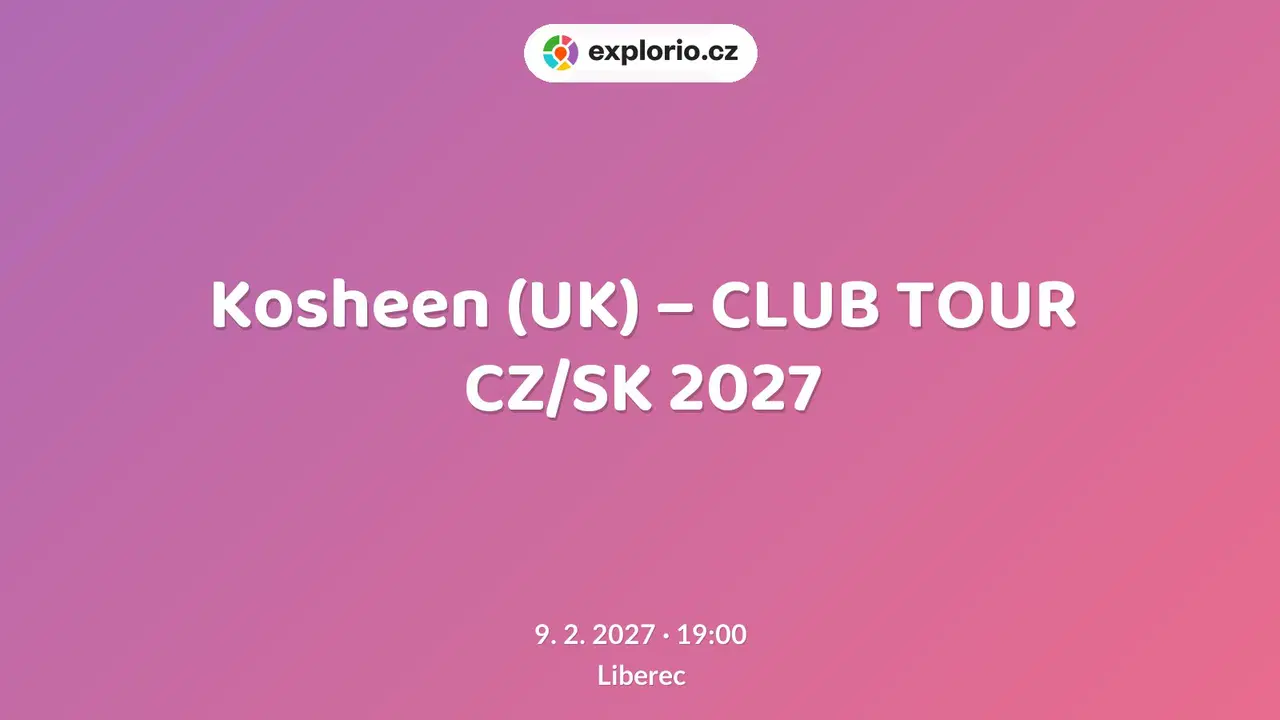 Kosheen (UK) – CLUB TOUR CZ/SK 2027 – divadlo, Hudba a Kino, Liberec