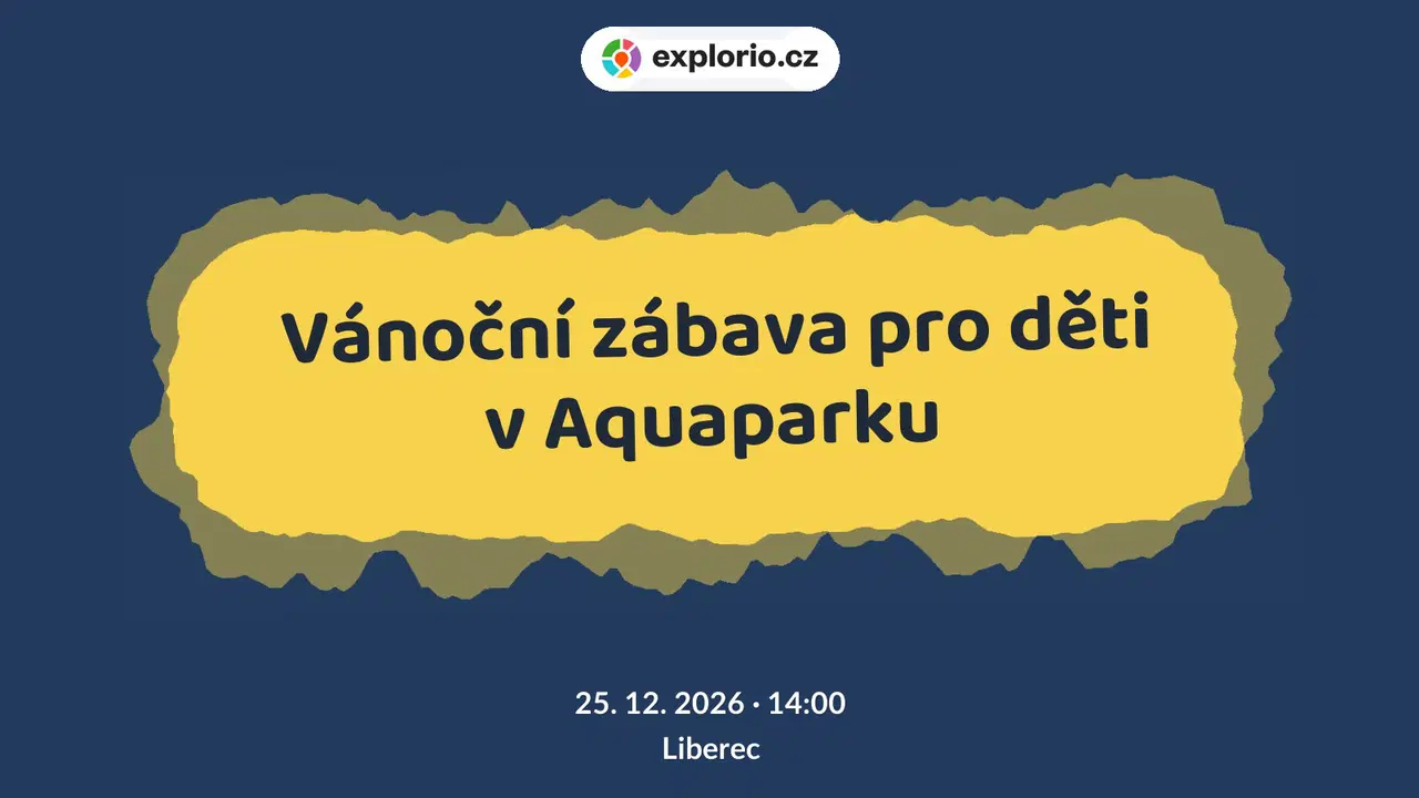 Vánoční zábava pro děti v Aquaparku – sport a Pohyb, Liberec