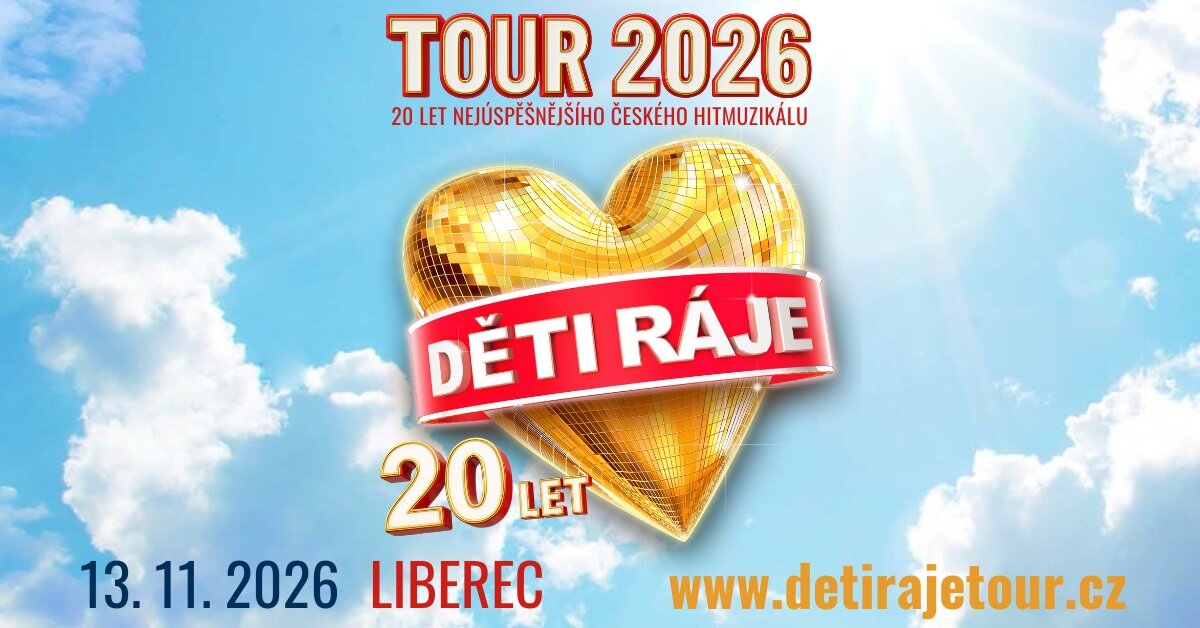 Děti Ráje Tour - 20 let – divadlo, Hudba a Kino, Liberec – fotka 2