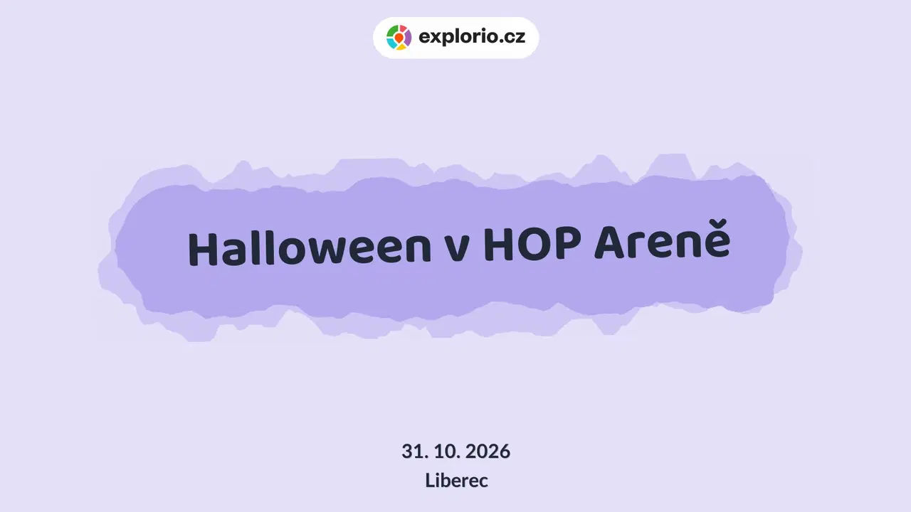 Halloween v HOP Areně – sport a Pohyb, Liberec