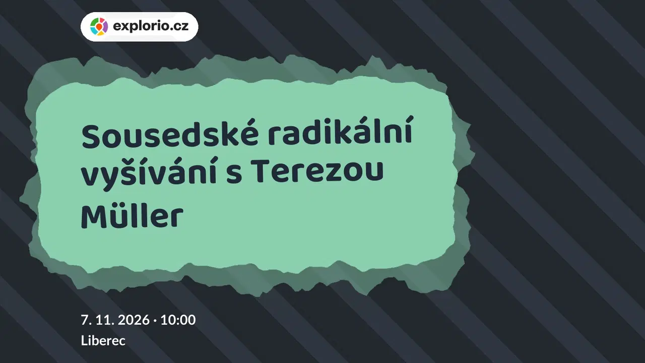 Sousedské radikální vyšívání s Terezou Müller – tvořivé dílny a Workshopy, Liberec