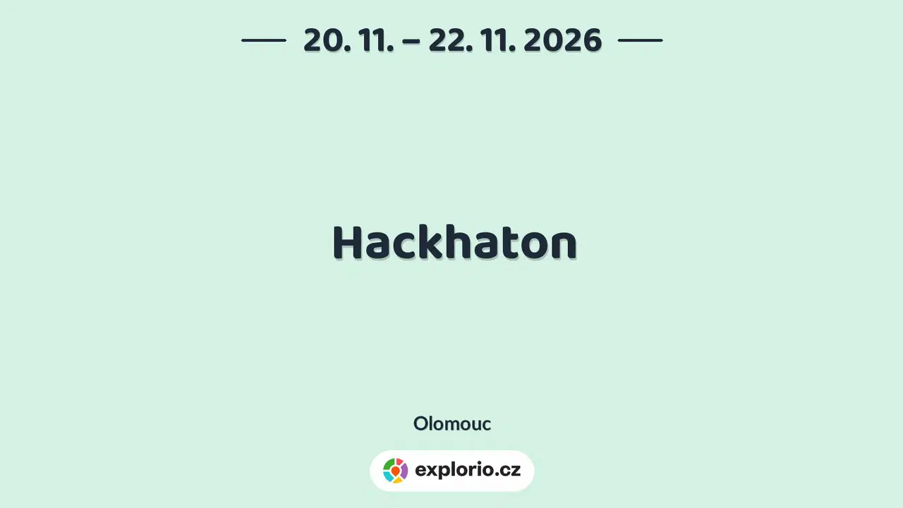 Hackhaton – tvořivé dílny a Workshopy, Olomouc