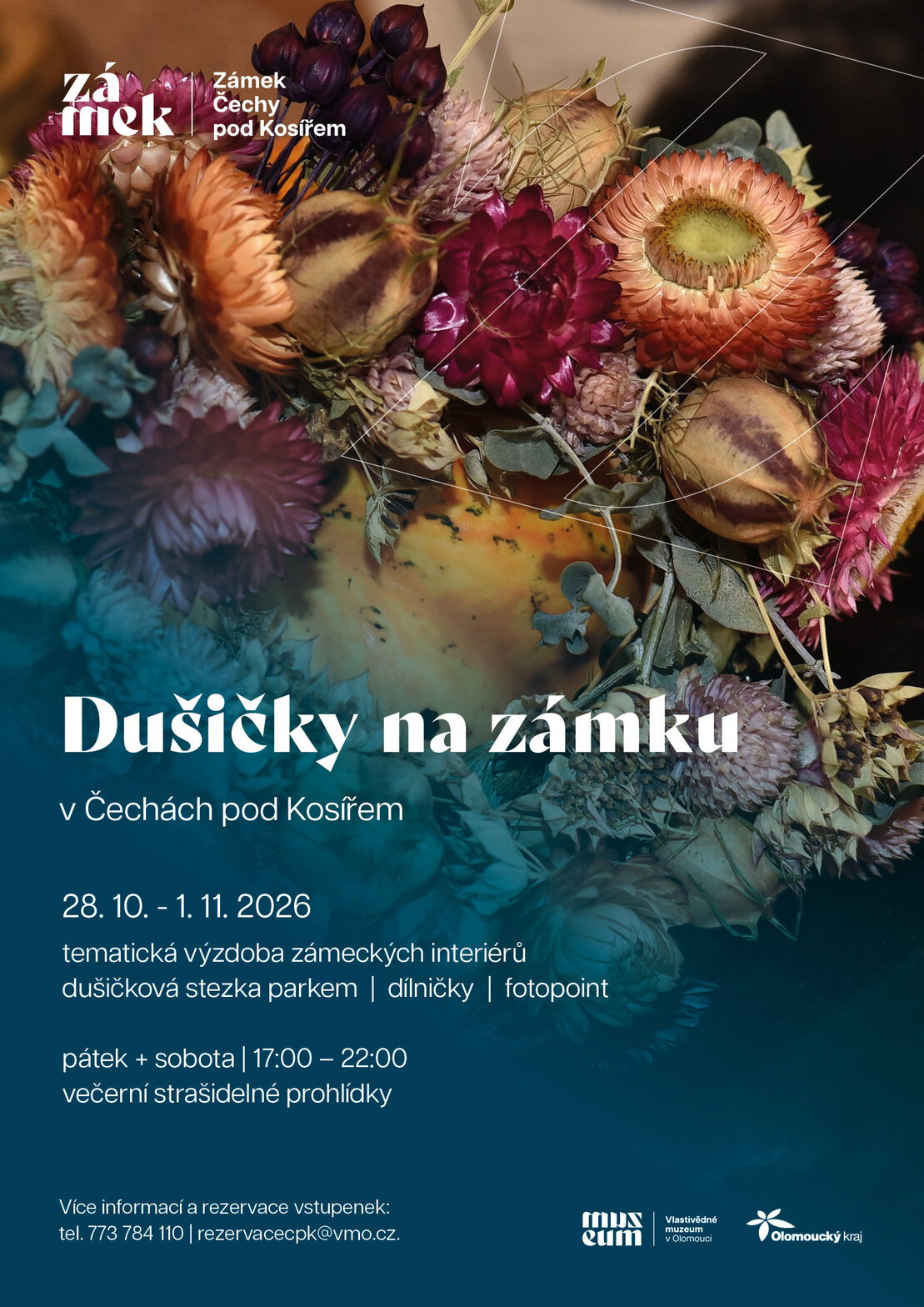 Dušičky na zámku – prohlídky a Muzea, Čechy pod Kosířem – fotka 2