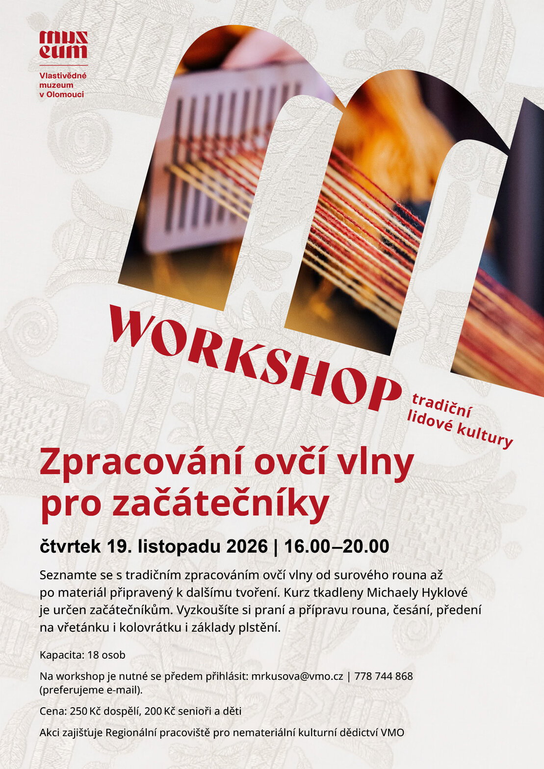 Zpracování ovčí vlny pro začátečníky – tvořivé dílny a Workshopy, Olomouc – fotka 2