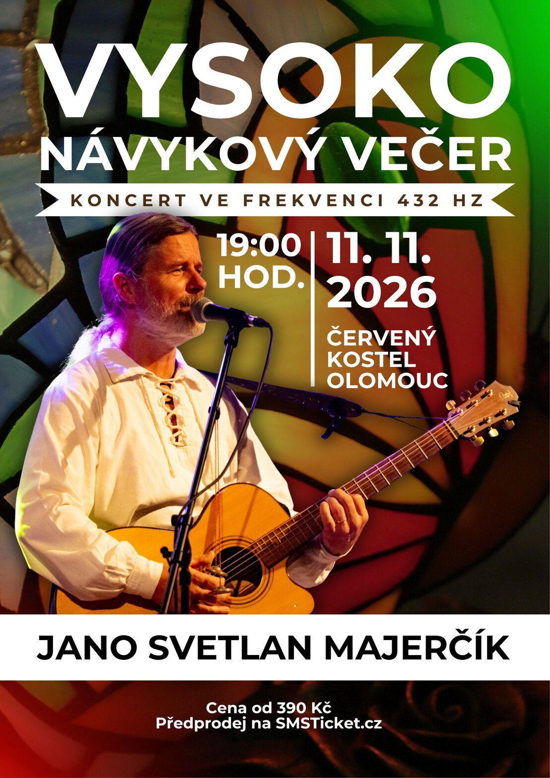Jano Svetlan Majerčík - Vysoko návykový večer – divadlo, Hudba a Kino, Olomouc – fotka 2