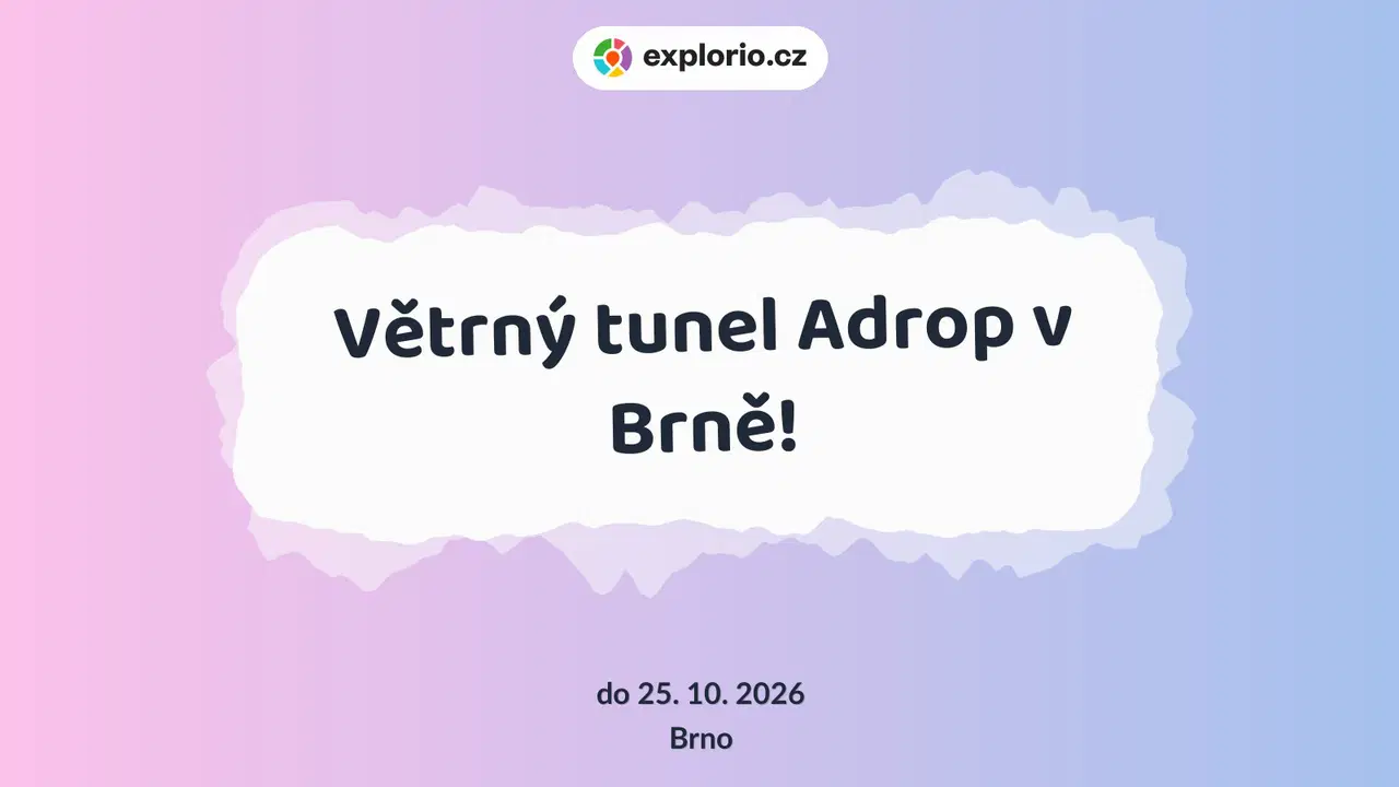 Větrný tunel Adrop v Brně! – sport a Pohyb, Brno
