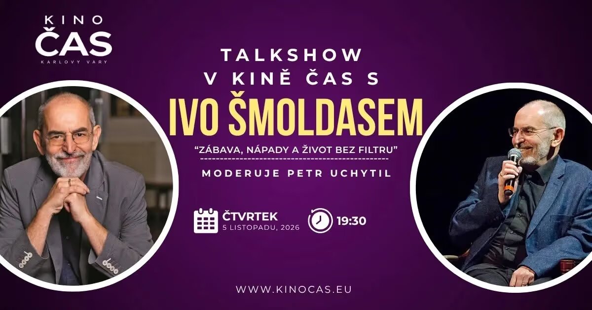 Talkshow s Ivo Šmoldasem – divadlo, Hudba a Kino, Karlovy Vary – fotka 2