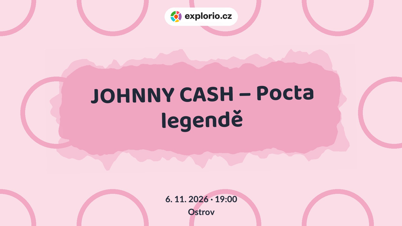 JOHNNY CASH – Pocta legendě – divadlo, Hudba a Kino, Ostrov