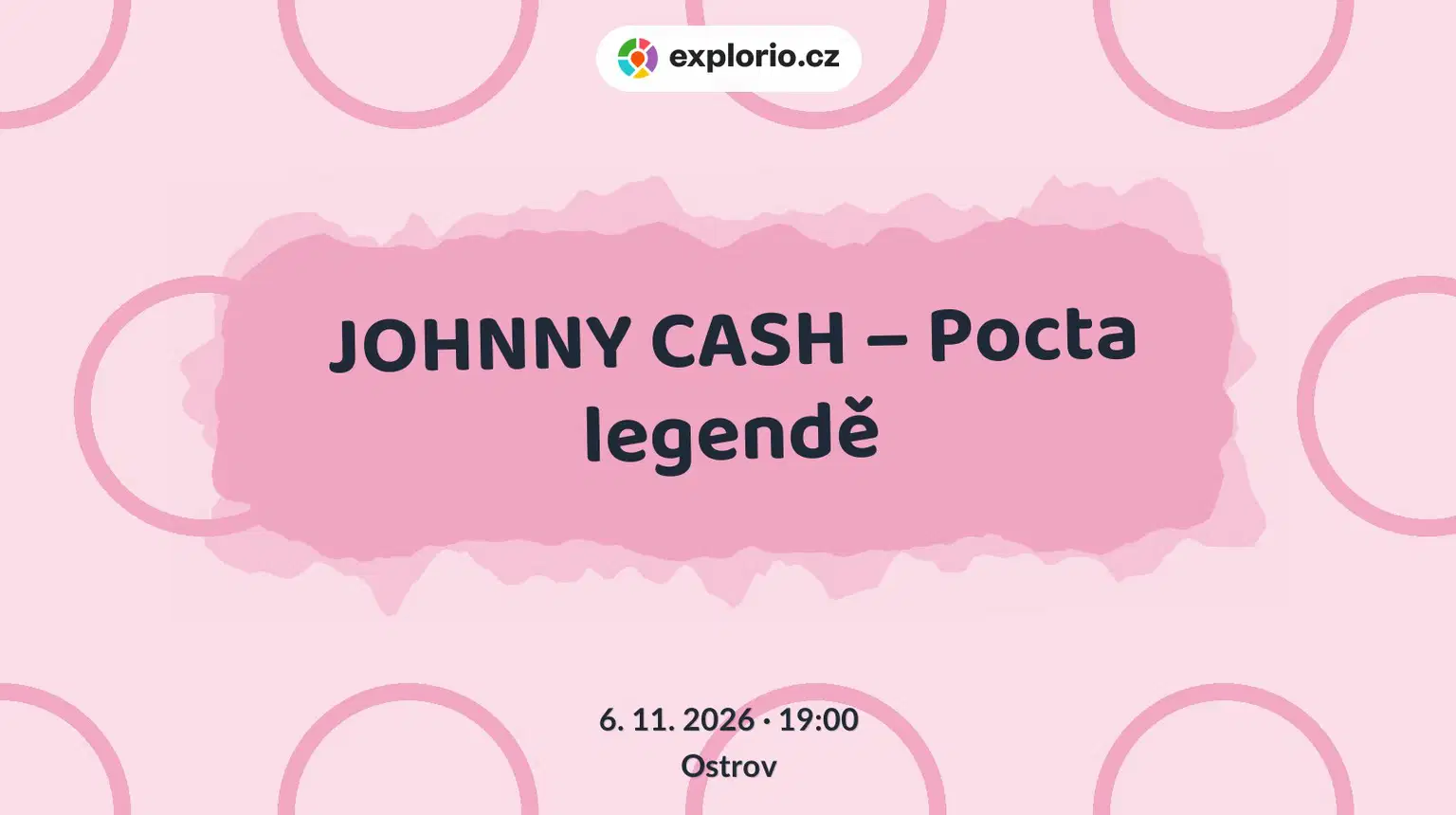 JOHNNY CASH – Pocta legendě – divadlo, Hudba a Kino, Ostrov