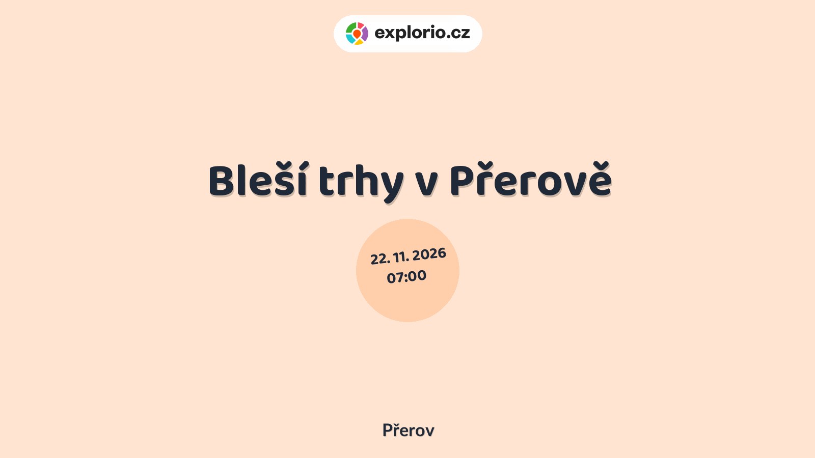 Bleší trhy v Přerově – festivaly a Slavnosti, Přerov