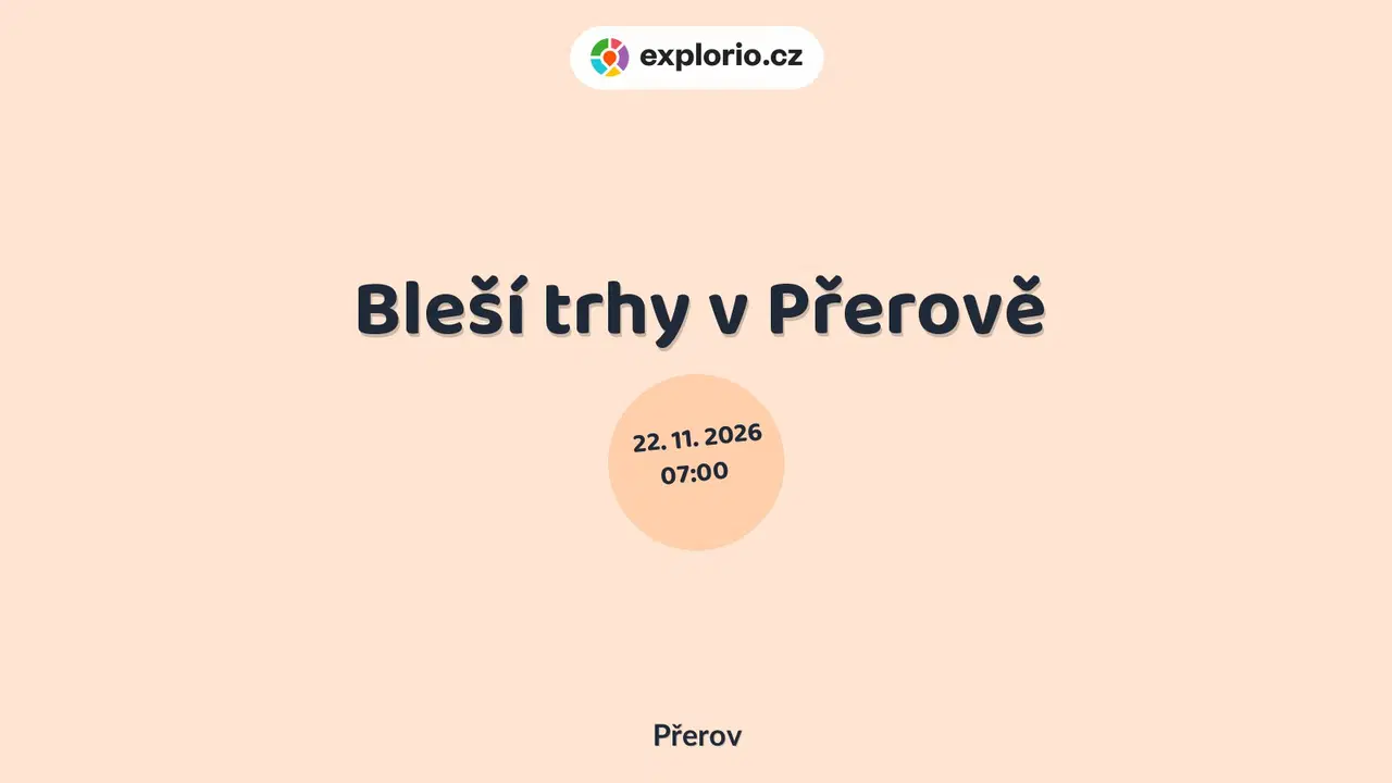 Bleší trhy v Přerově – festivaly a Slavnosti, Přerov