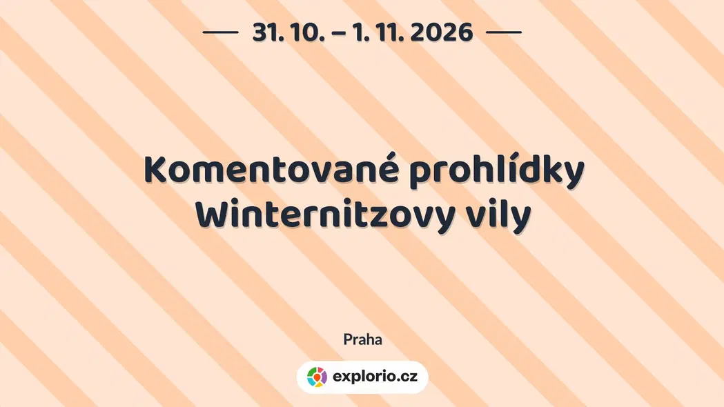 Komentované prohlídky Winternitzovy vily – divadlo, Hudba a Kino, Praha