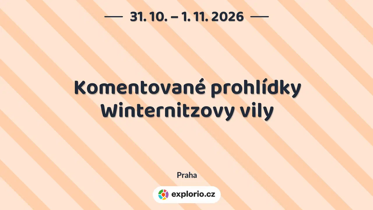 Komentované prohlídky Winternitzovy vily – divadlo, Hudba a Kino, Praha