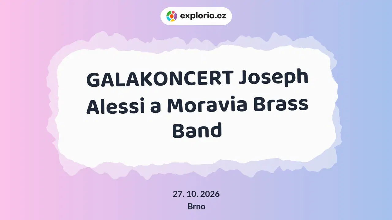 GALAKONCERT Joseph Alessi a Moravia Brass Band – divadlo, Hudba a Kino, Brno
