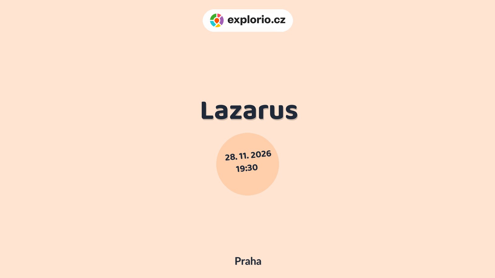 Lazarus – divadlo, Hudba a Kino, Praha