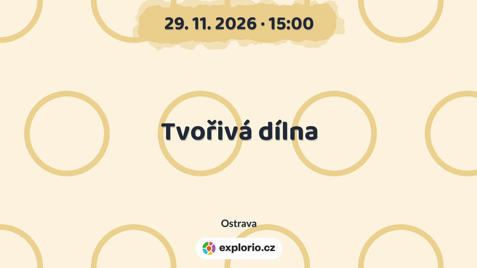 Tvořivá dílna – tvořivé dílny a Workshopy, Ostrava