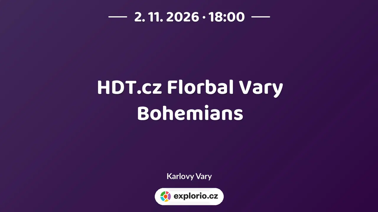 HDT.cz Florbal Vary Bohemians – sport a Pohyb, Karlovy Vary