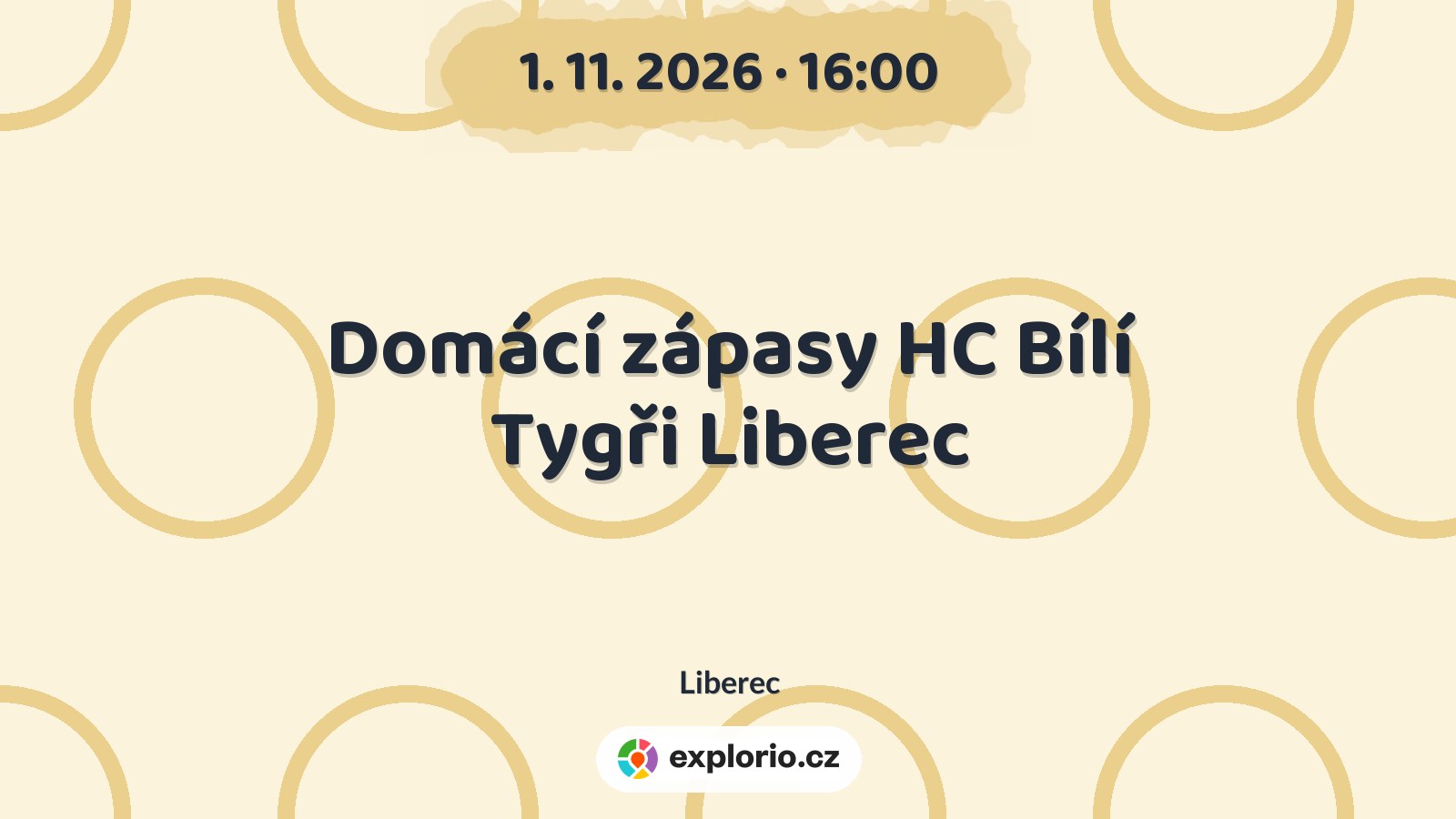 Domácí zápasy HC Bílí Tygři Liberec – sport a Pohyb, Liberec