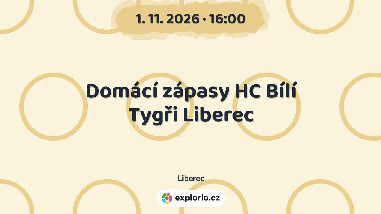 Domácí zápasy HC Bílí Tygři Liberec – sport a Pohyb, Liberec