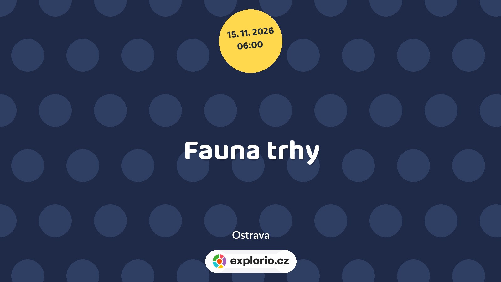Fauna trhy – příroda a Zvířátka, Ostrava
