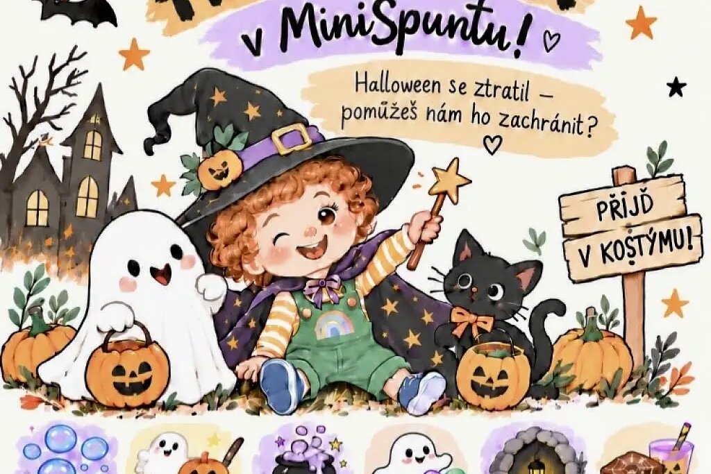 Zachraň Halloween v MiniŠpuntu! – tvořivé dílny a Workshopy, Vimperk – fotka 2