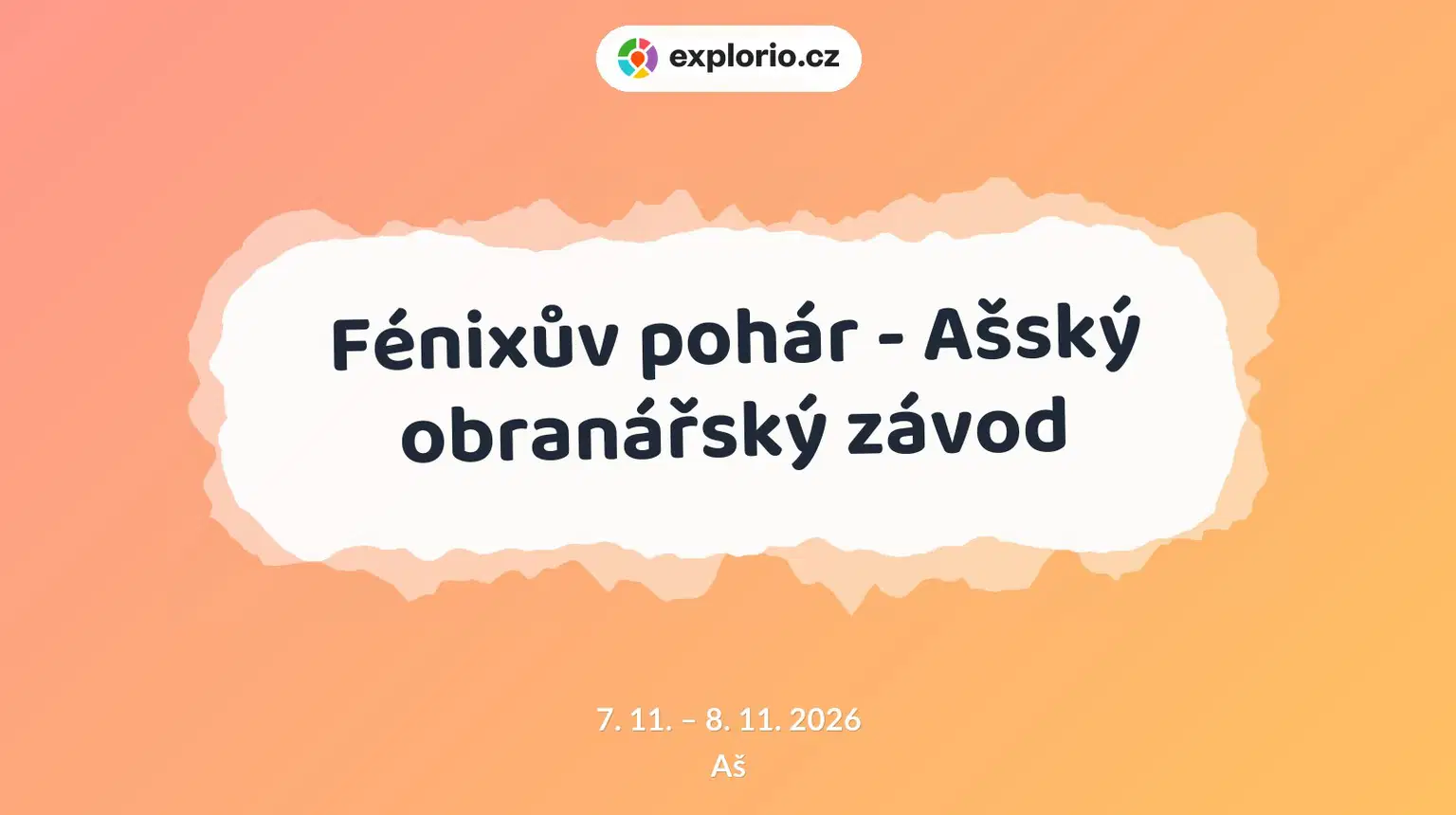 Fénixův pohár - Ašský obranářský závod – sport a Pohyb, Aš