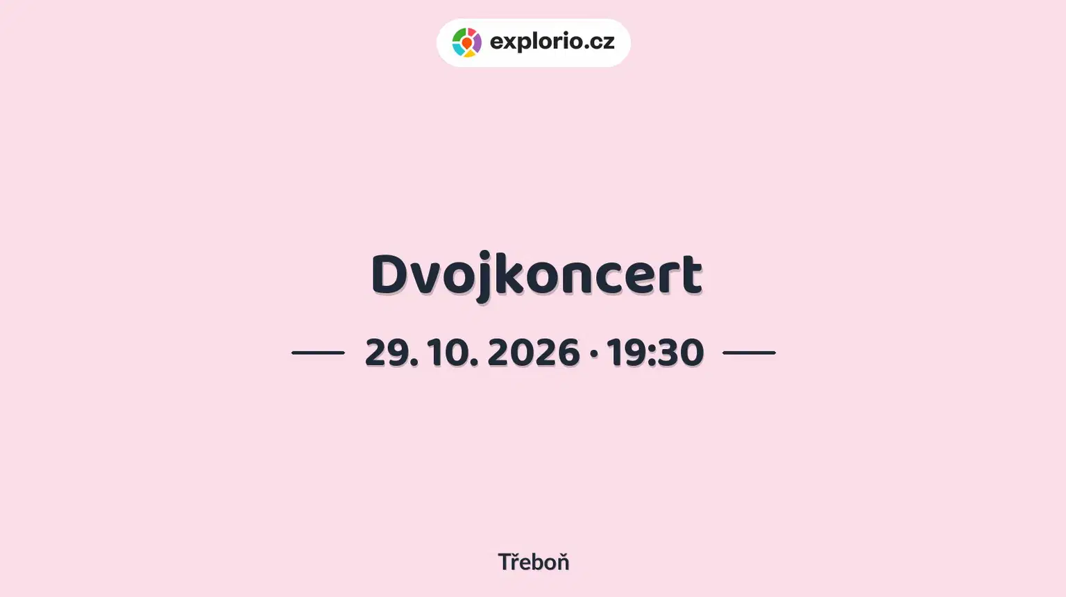 Dvojkoncert – divadlo, Hudba a Kino, Třeboň