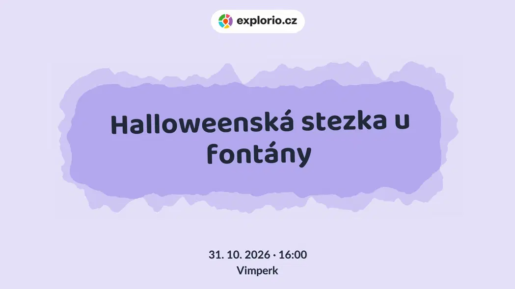Halloweenská stezka u fontány – festivaly a Slavnosti, Vimperk