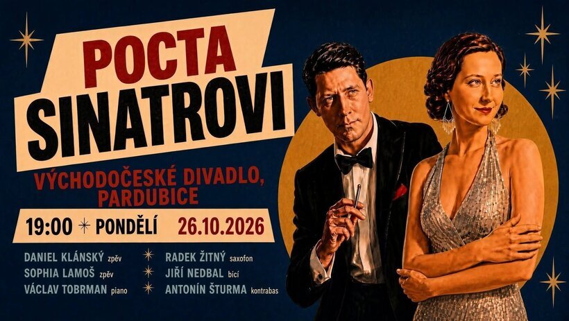 Pocta Sinatrovi – divadlo, Hudba a Kino, Pardubice – fotka 2