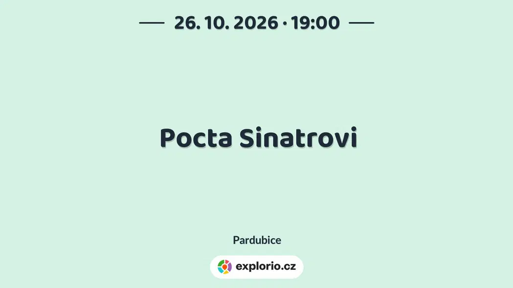 Pocta Sinatrovi – divadlo, Hudba a Kino, Pardubice