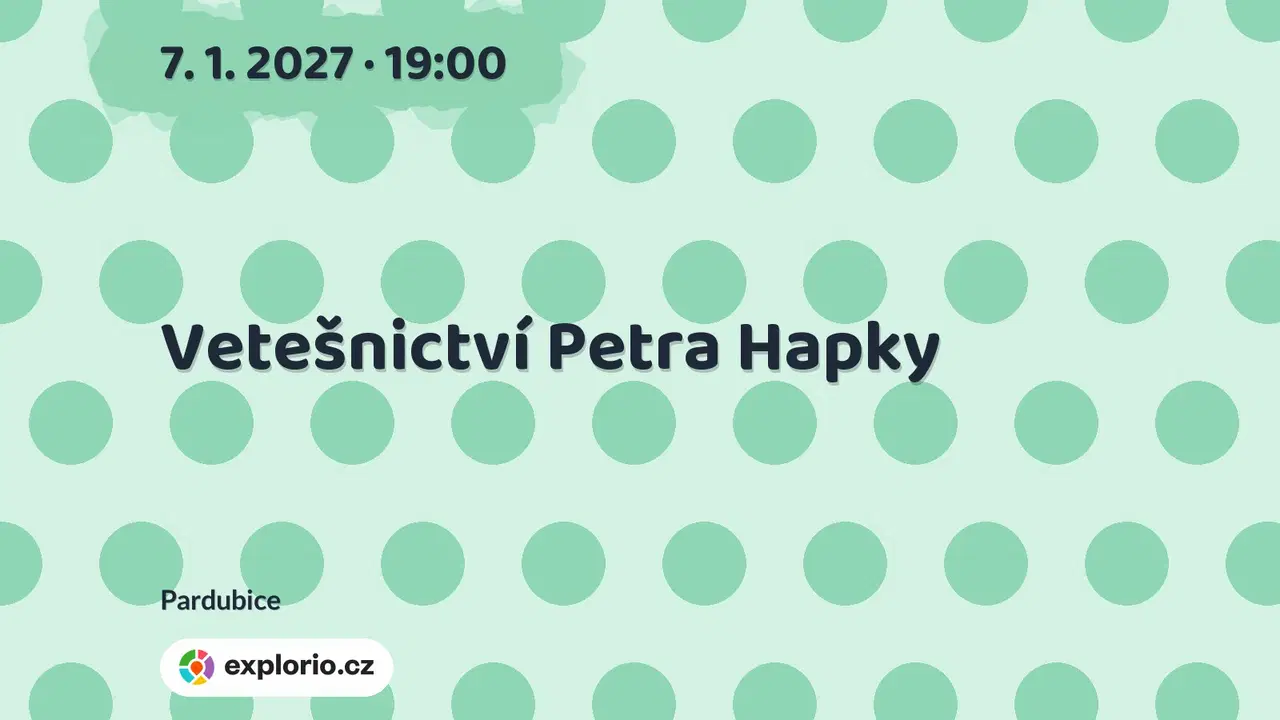 Vetešnictví Petra Hapky – divadlo, Hudba a Kino, Pardubice