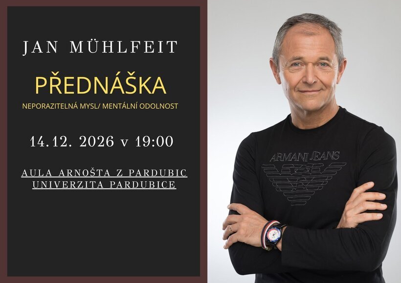 Přednáška Jan Mühlfeit - Neporazitelná mysl / Mentální odolnost – prohlídky a Muzea, Pardubice – fotka 2