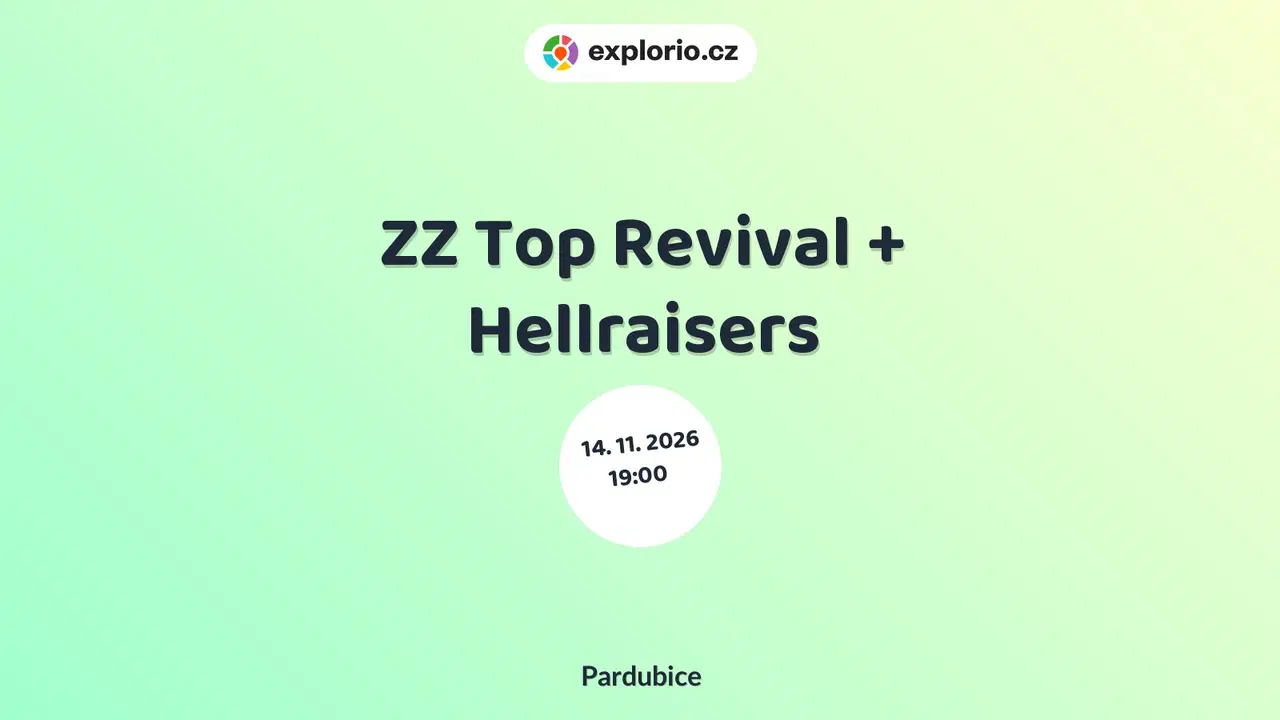 ZZ Top Revival + Hellraisers – divadlo, Hudba a Kino, Pardubice