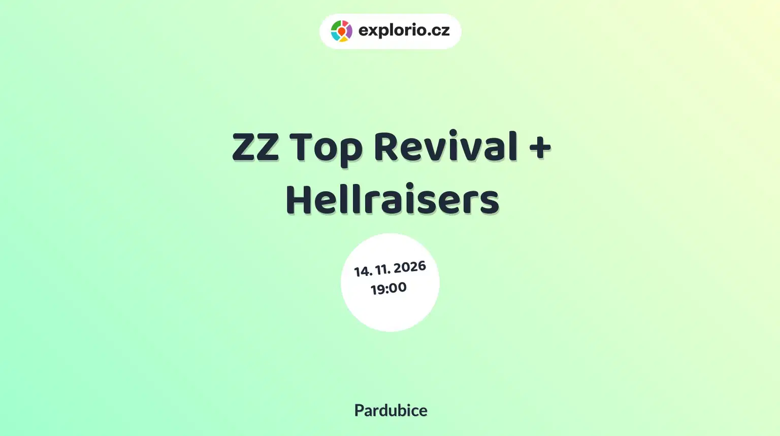 ZZ Top Revival + Hellraisers – divadlo, Hudba a Kino, Pardubice